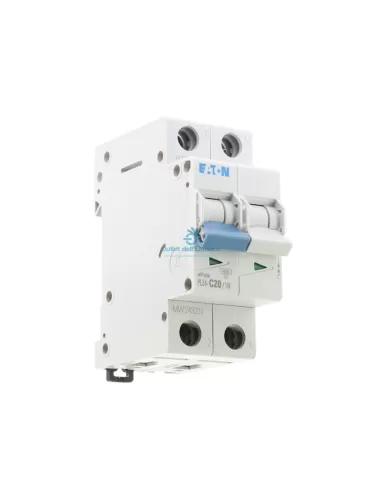 Eaton Plz4-c20/1n circuit breaker 4.5ka 1p+nc 20a